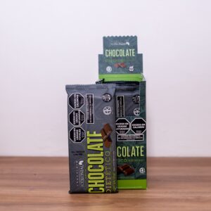 Barra de Chocolate Negro sin Azúcar - 100 gr