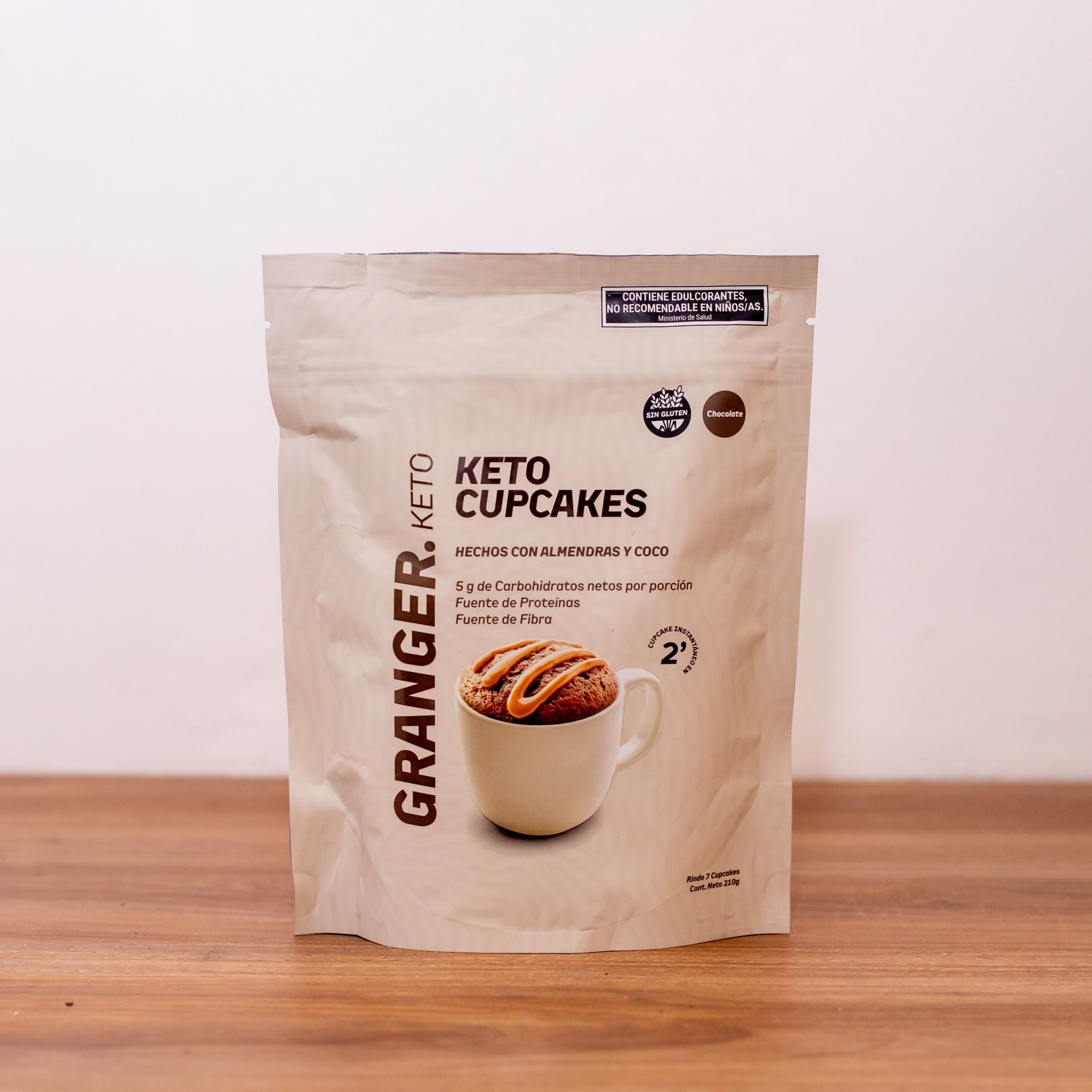 Cupcakes Keto Chocolate - 200 Gr.